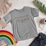 Colourful Rainbow Letters | 1st Day of School<br><div class="desc">Brighten up the first day of school with this "Kindergarten Vibes Only" toddler T-shirt! Featuring colourful rainbow letters and a playful design, this tee is perfect for little ones stepping into their school journey. Made from soft, breathable fabric, it ensures all-day comfort for active kids. This stylish and cheerful T-shirt...</div>