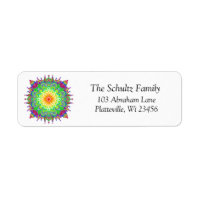 Colourful Rainbow Mandala Zen