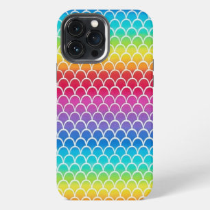 Colourful Rainbow Mermaid scales   iPhone 13 Pro Max Case