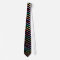 Colourful Rainbow Moustache pattern on black