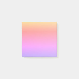 Colourful Rainbow Ombré 4Celeste Post-it Notes