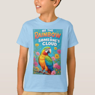 Colourful Rainbow Parrot T-Shirt