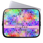 Colourful Rainbow Pink Blue Abstract Funky Mosaic