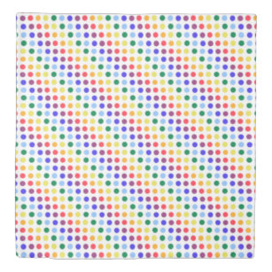 Colourful Rainbow Polka Dots Pattern Duvet Cover