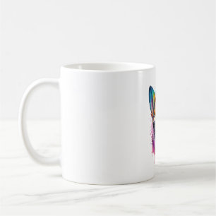 Colourful rainbow realistic Welsh Corgi dog Coffee Mug