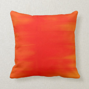 Colourful Rainbow Retro Funky Painting Abstract Throw Pillow