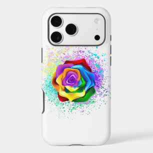 Colourful Rainbow Rose