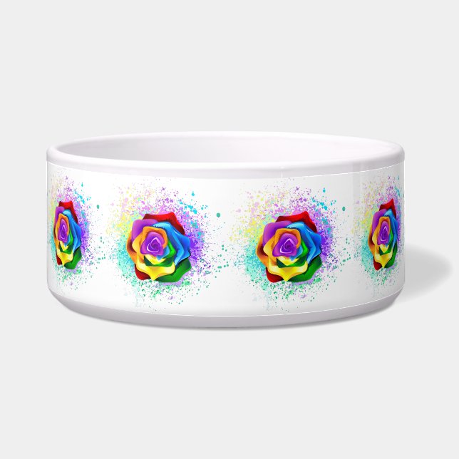 Colourful Rainbow Rose (Front)