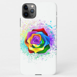 Colourful Rainbow Rose iPhone 11Pro Max Case