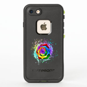 Colourful Rainbow Rose