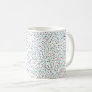Colourful Rainbow Speckled Dots Coffee Mug