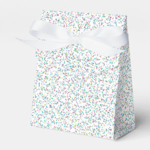 Colourful Rainbow Speckled Dots Favor Box