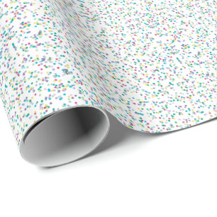 Colourful Rainbow Speckled Dots Wrapping Paper