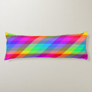 Colourful Rainbow Spectral Prisms Body Pillow
