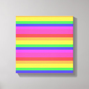 Colourful Rainbow Spectrum  Canvas Print