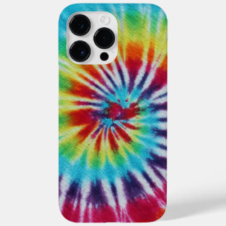 Colourful Rainbow Spiral Tie Dye Case-Mate iPhone 14 Pro Max Case