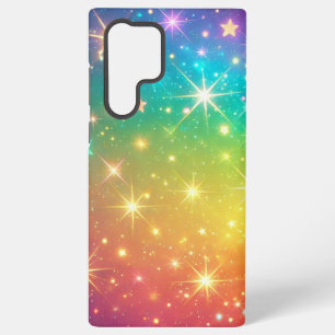 Colourful Rainbow star space Samsung Galaxy Case