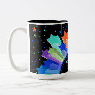 Colourful Rainbow Starburst Mug