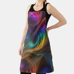 Colourful Rainbow Swirl Apron