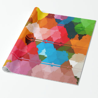 Colourful Rainbow Tribal Wrapping Paper