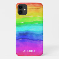 Colourful Rainbow Watercolor Custom