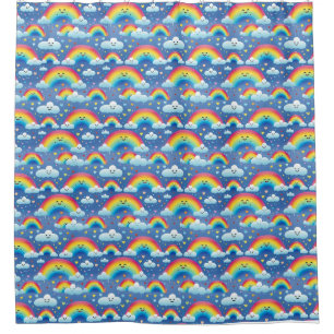 Colourful Rainbows and Clouds