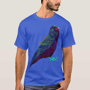 Colourful Raven Bird Crow T-Shirt