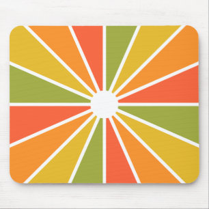 Colourful Rays mousepad, customizable Mouse Pad