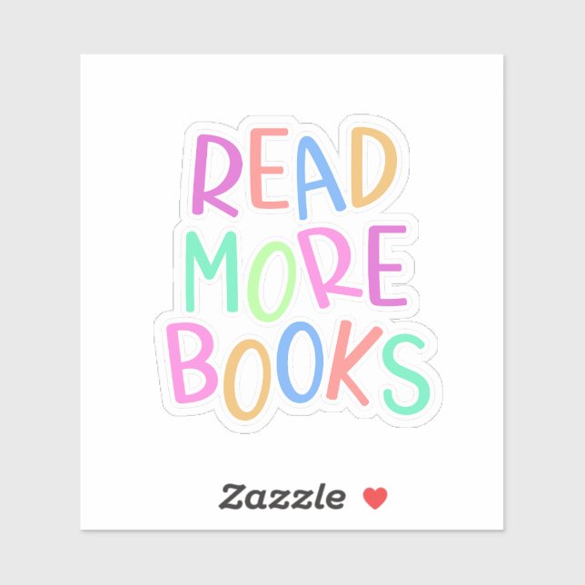 Colourful Read More Books (Sheet)