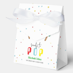 Colourful Ready To Pop Ice Cream Baby Shower Favor Box