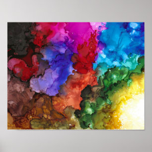 Colourful Reality of the COVID-19 Pandemic 14"x11" Poster