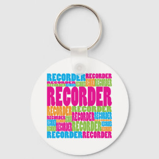 Colourful Recorder Keychain
