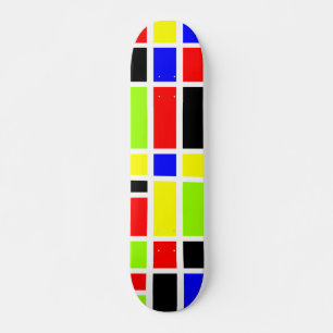 Colourful Rectangles 01 - Old School Skateboard