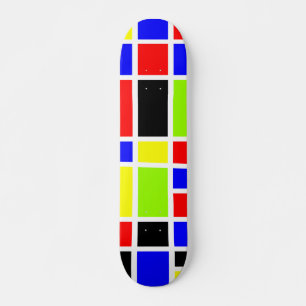 Colourful Rectangles 02 - Old School Skateboard