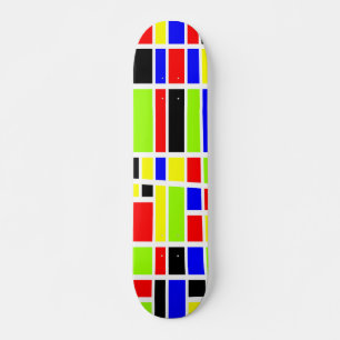 Colourful Rectangles 03 Skateboard