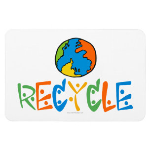 Colourful Recycling Magnet