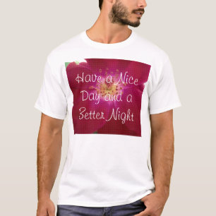 Colourful Red Rose Petals Colour Design T-Shirt