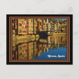 Colourful Reflections in Girona, Spain Postcard