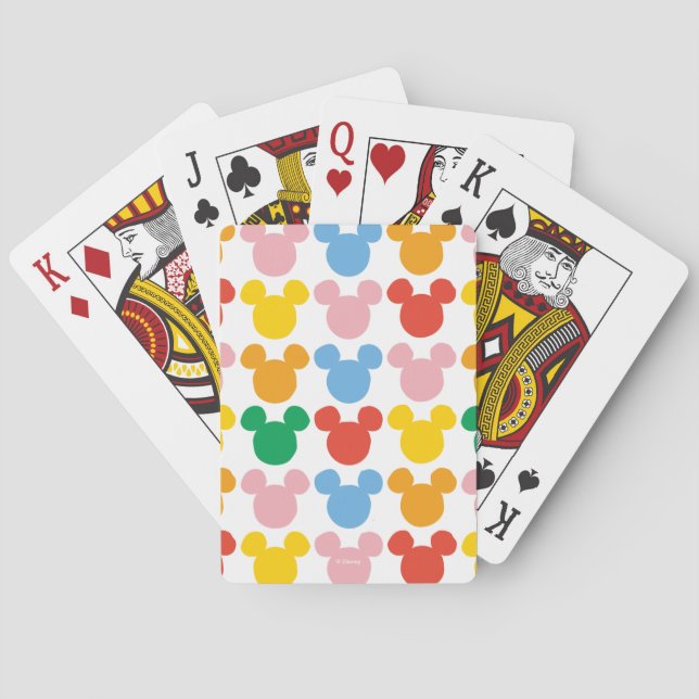 Colourful Repeating Logo Playing Cards (Back)