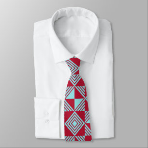 Colourful Retirement Gifts For Men Geometric Tie