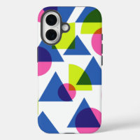 Colourful Retro 90s Neon Geometric Shapes