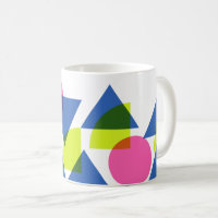 Colourful Retro 90s Neon Geometric Shapes