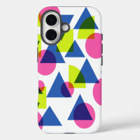 Colourful Retro 90s Neon Geometric Shapes