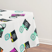 Colourful Retro Flash Camera Pattern