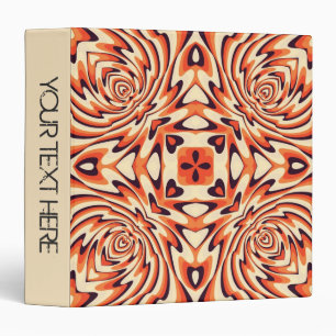 Colourful Retro Floral Seamless 2 Binder