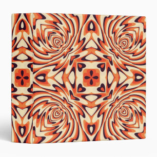 Colourful Retro Floral Seamless Binder