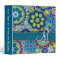 Colourful Retro Flowers with Monogram