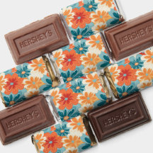 Colourful Retro Groovy Floral Hippie Pattern