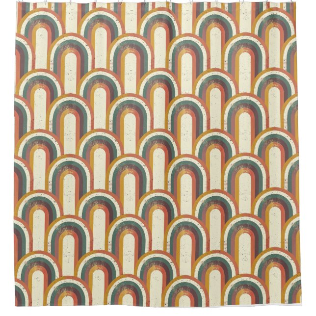 Colourful Retro-Inspired Rainbow Pattern (Front)