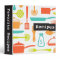 Colourful retro kitchen recipe binder / organizer